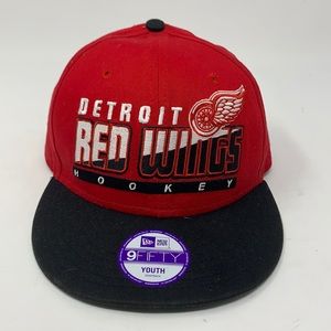 Detroit Red Wings Red-Black Snapback by New Era